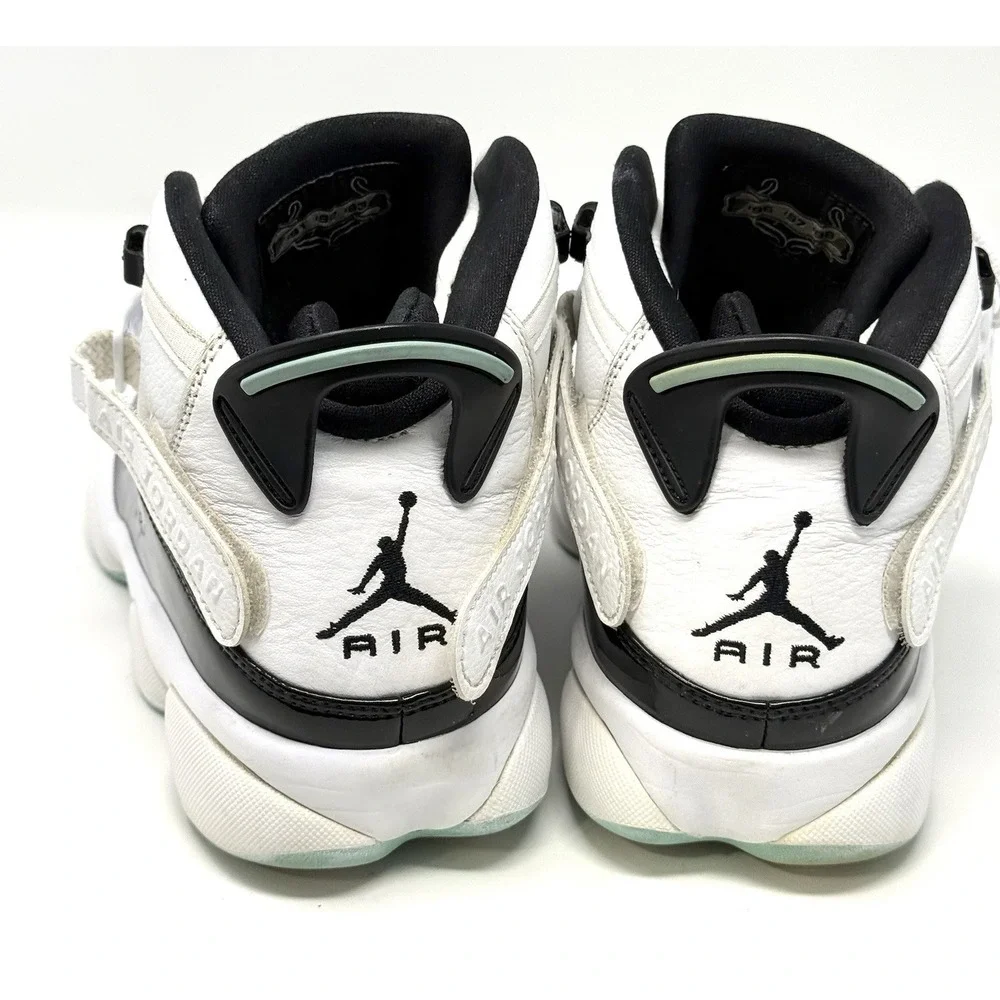 Nike Air Jordan 6 Ring White Black Aqua Men's 322992-115 Basketball Shoe Sz 10.5 - Picture 8 of 16